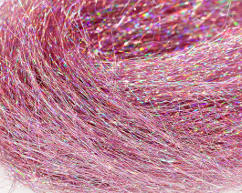Dyed Holo Angel Hair, Pink UVR / 43
